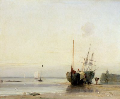 Muelle de Calais, c.1823-24 de Richard Parkes Bonington